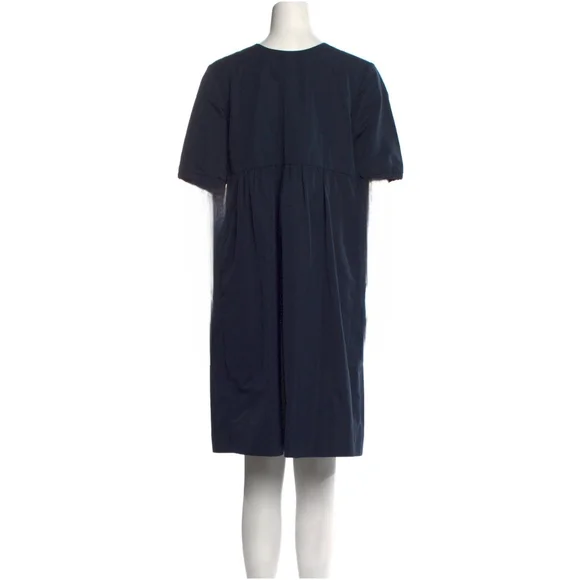 MaxMara Dark Blue Midi Dress - Picture 3 of 5